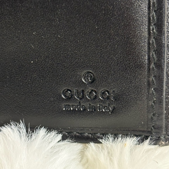 Gucci Black Leather Wallet with Silver Logo - Picture 4 of 12